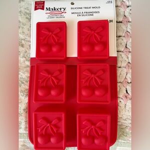 Red Silicone Cherry Treat Mold - Valentine’s Day